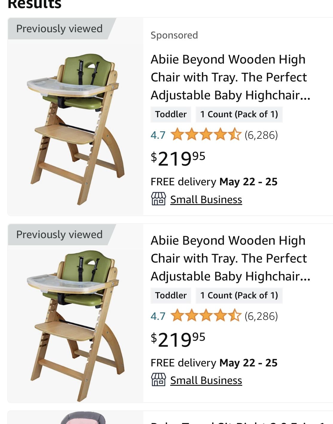 Abiie beyond wooden high 2024 chair with tray reviews