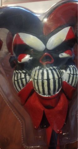 Evil Jester Clown Halloween cane