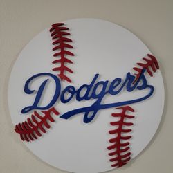 Dodgers 3D Wall Art