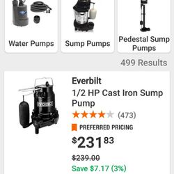 Brand New Everbuilt Sump Pump $200 FIRM Pickup In Oakdale 