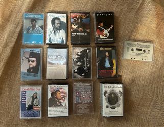 Outlaw Country Music Cassette Tape Lot