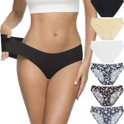 ALTHEANRAY Women’s Seamless Hipster Underwear No Show Panties Multi-Pack - NWT