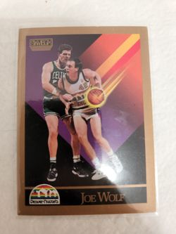 Joe Wolf Basketball Card