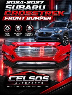2024 2025 2026 2027 SUBARU CROSSTREK FRONT BUMPER