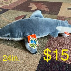 24” Shark Plush Toy