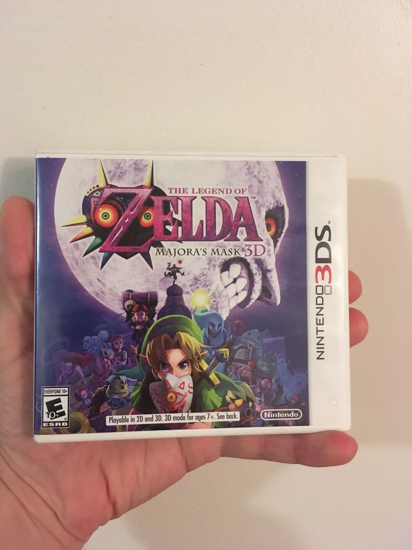 Zelda Majora's Mask Nintendo 3ds system game COMPLETE 3D