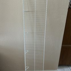 White Wire Closet Shelf