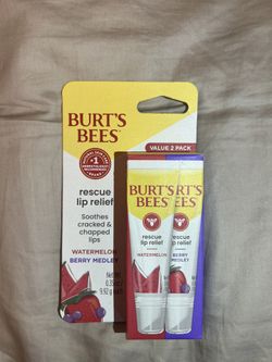 Burt’s Bees Rescue Lip Relief Watermelon And Berry Melody Value 2 Pack