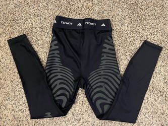 NWT Adidas Womens Techfit Control X Rheon 7/8 Leggings Black