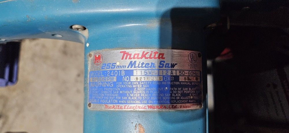 Vintage Makita Miter Saw