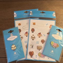 NEW jellycat Patisserie Enamel Pins And Stickers From Paris 