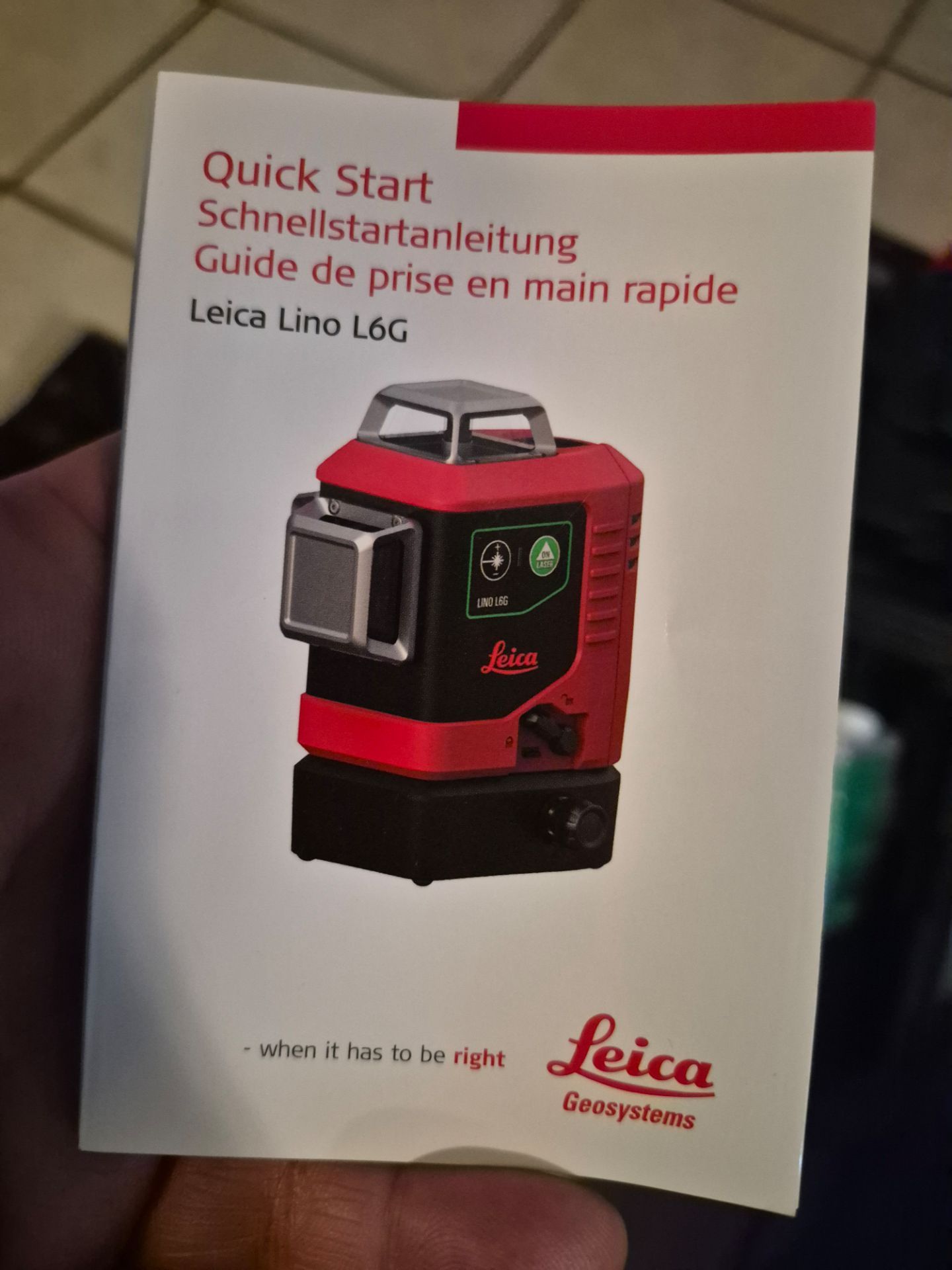 Leica Lazer level