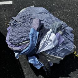 Lot of men dress shirts
