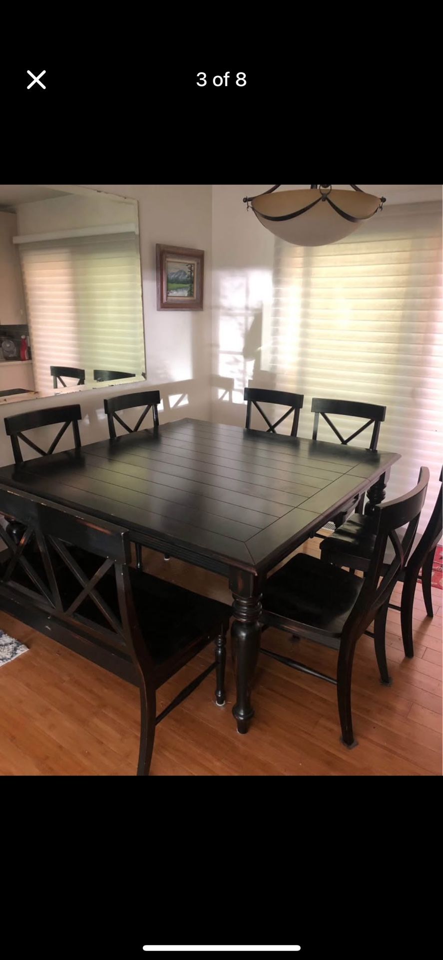 Black Farmhouse Table