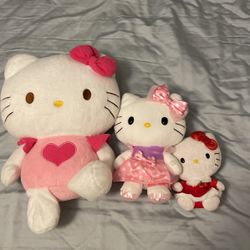 Hello Kitty Plushies Set 
