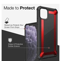 Raptic Tactical, Compatible with Apple iPhone 11 Pro Max (Formerly X-Doria Tactical) - Heavy Duty Protection with Drop Shield, Military Grade Drop Tes