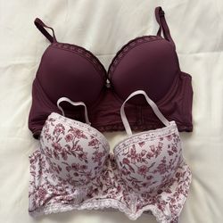 Laura Ashley 34C Push Up Bras 2 Pack
