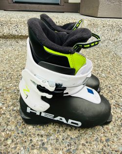 Head Kids Ski Boots Black and White
