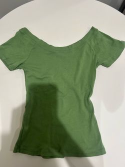 Brandy Melville Green Ginny Top