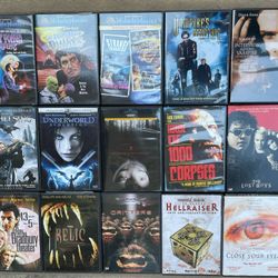 Grp 1-DVD Horror Collection  (12)  75% Off If Purchased Individually, $28.95: Lot  Thru Monday,