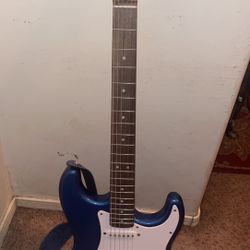 Squier Electric Guitar With Guitar Bag & Extras. 