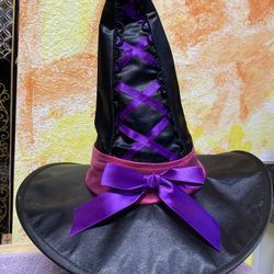 Halloween Ribbon Witch Hat