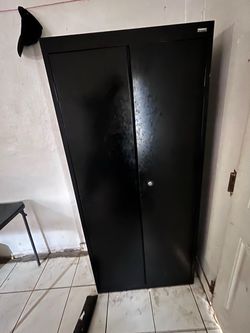Black Storage Cabinet