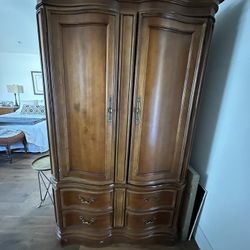Solid Alder Wood Armoire