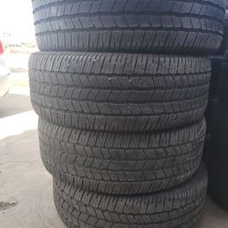 Set Of 4 Michelin.....275 50 22... Really Good Tread...