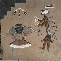 Native American Handmade Sand Art