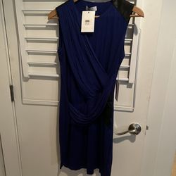 Bailey / 44 Royal Blue and Black Cocktail dress