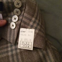 Brand New Rosso Suit/Vest/Pants With Tag