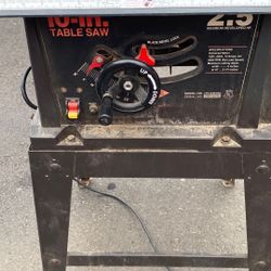 10 inch table saw