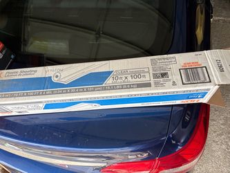 HDX Clear Plastic Sheeting 10ft x 100ft 4 Mil