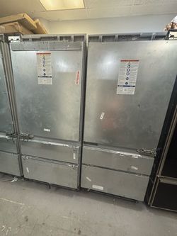 Thermador french door column freezer panel ready 36 inches each side