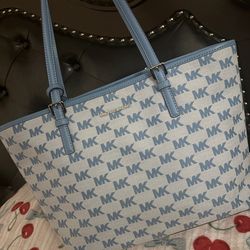 MK BLUE DENIM BAG