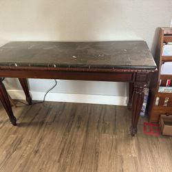 Sofa Table, Marble Top