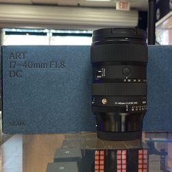 Sigma 17-40mm F1.8 For E Mount 