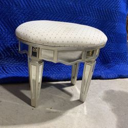 Mirrored Foot Stool