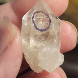 Rare Herkimer Diamond W/ MOVING CARBON INCLUSION 74.60ct > 1.6" 
