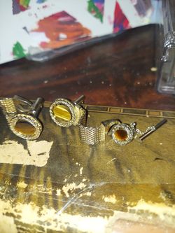Vintage Cuffling and Tie Clip