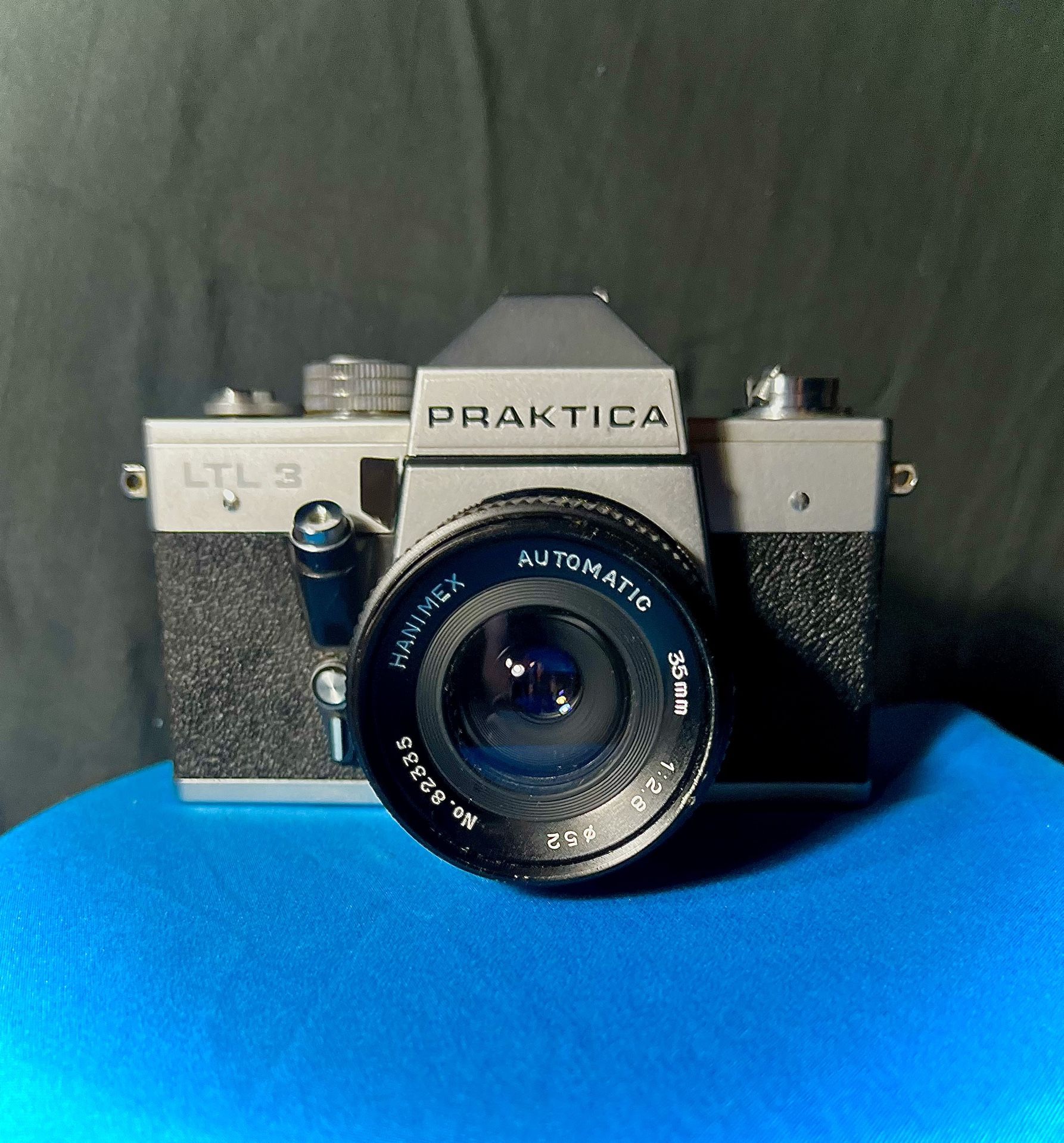PRAKTICA LTL 3 vintage, WITH PENTACON 50MM AUTO LENS & LEATHER CASE