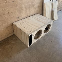 Heavy duty Double Baffle box for 2-12 - $299