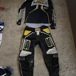 Vintage Sinisalo Motocross Set XXL Top 36 Pants 80s 90s MX gear