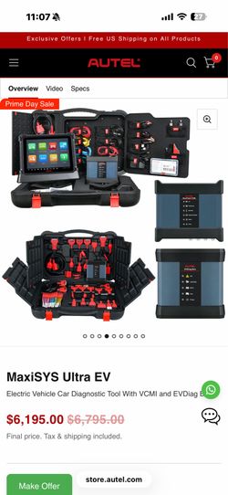 Autel MaxiSys Ultra EV