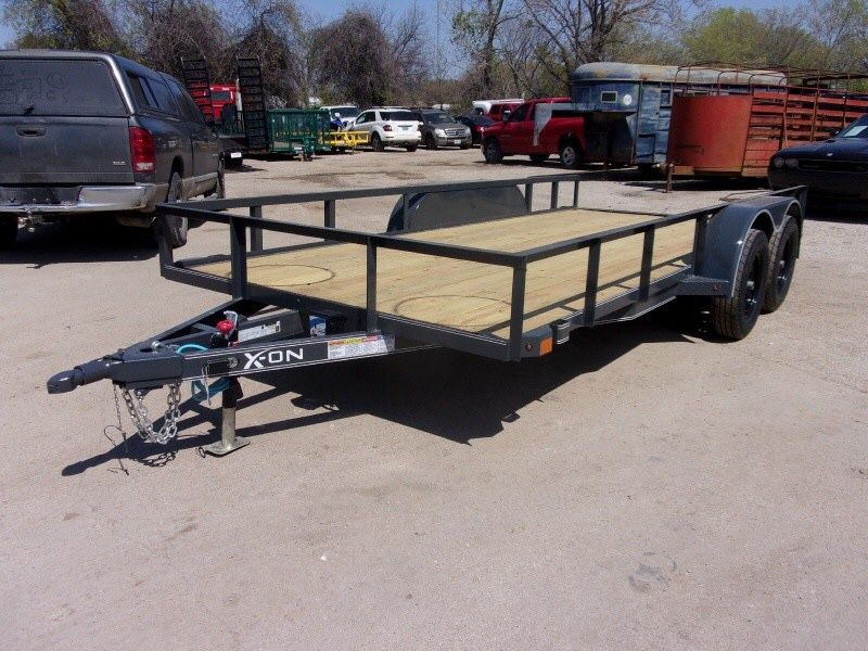 BRAND NEW X-ON UTILITY TRAILER W/BRAKES W/RAMPS 3500lb