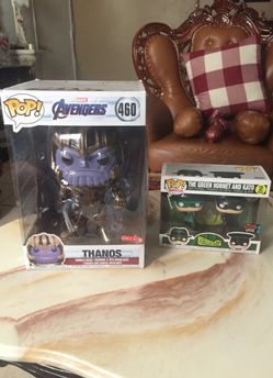 Thanos and green hornet 2pack Funko pop
