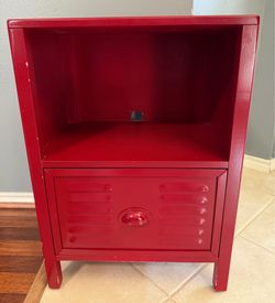 Red Accent Table