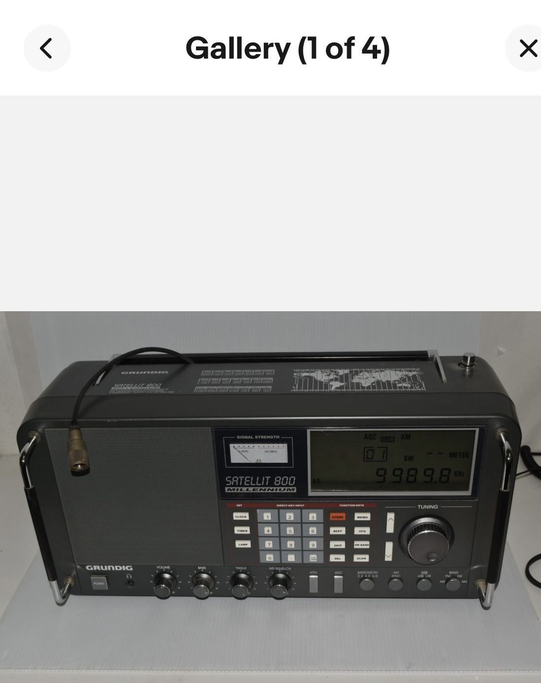 Grundig Satellit 800 FM Base Receiver