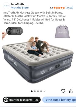Amazon Queen air mattress never opened